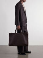 Bennett Winch - Trifold Leather Suit Carrier - Brown