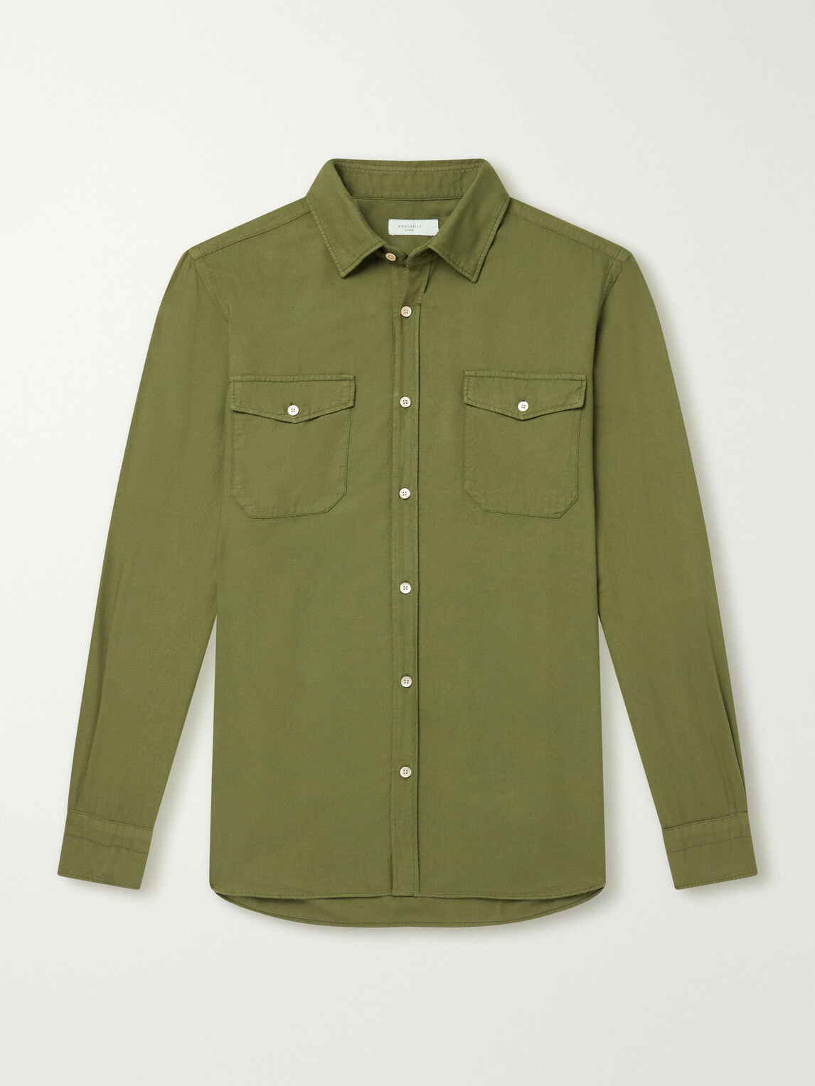 Boglioli - Twill Shirt - Green