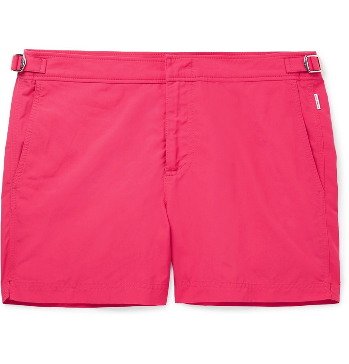 Photo: Orlebar Brown - Bulldog Mid-Length Swim Shorts - Pink