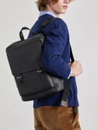 LOEWE - Military Full-Grain Leather Backpack