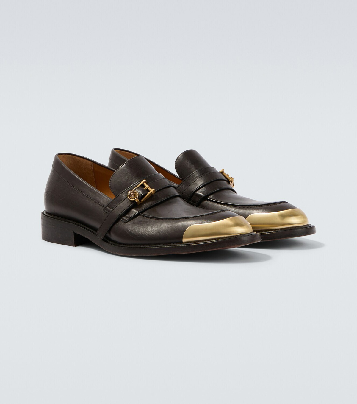 Versace Primo Medusa leather loafers