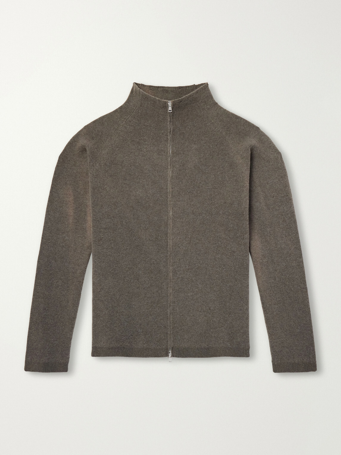 Our Legacy - Merino Wool Zip-Up Cardigan - Brown