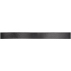 Paul Smith Black Leather Signature Stripe Roller Belt