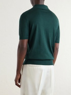 TOM FORD - Cashmere and Silk-Blend Polo Shirt - Green