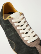 Maison Margiela - Sprinters Panelled Suede Sneakers - Green