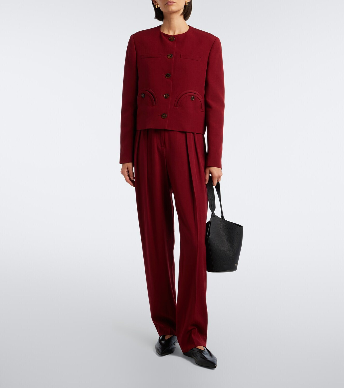 Blazé Milano Tomo pleated straight pants