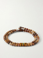 Mikia - Sterling Silver Magnesite Bracelet - Brown