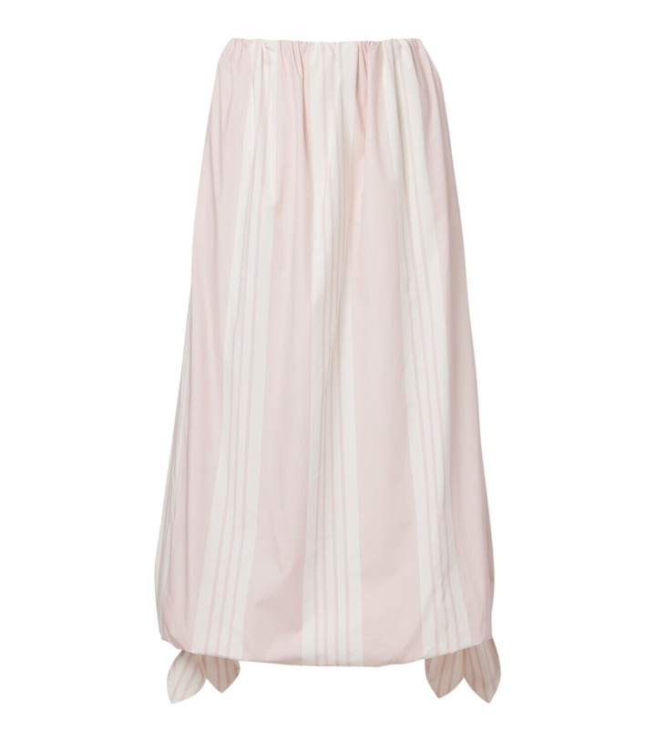 Photo: Posse Rosie striped cotton midi skirt