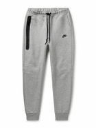 Nike - Tapered Cotton-Blend Tech Fleece Sweatpants - Gray