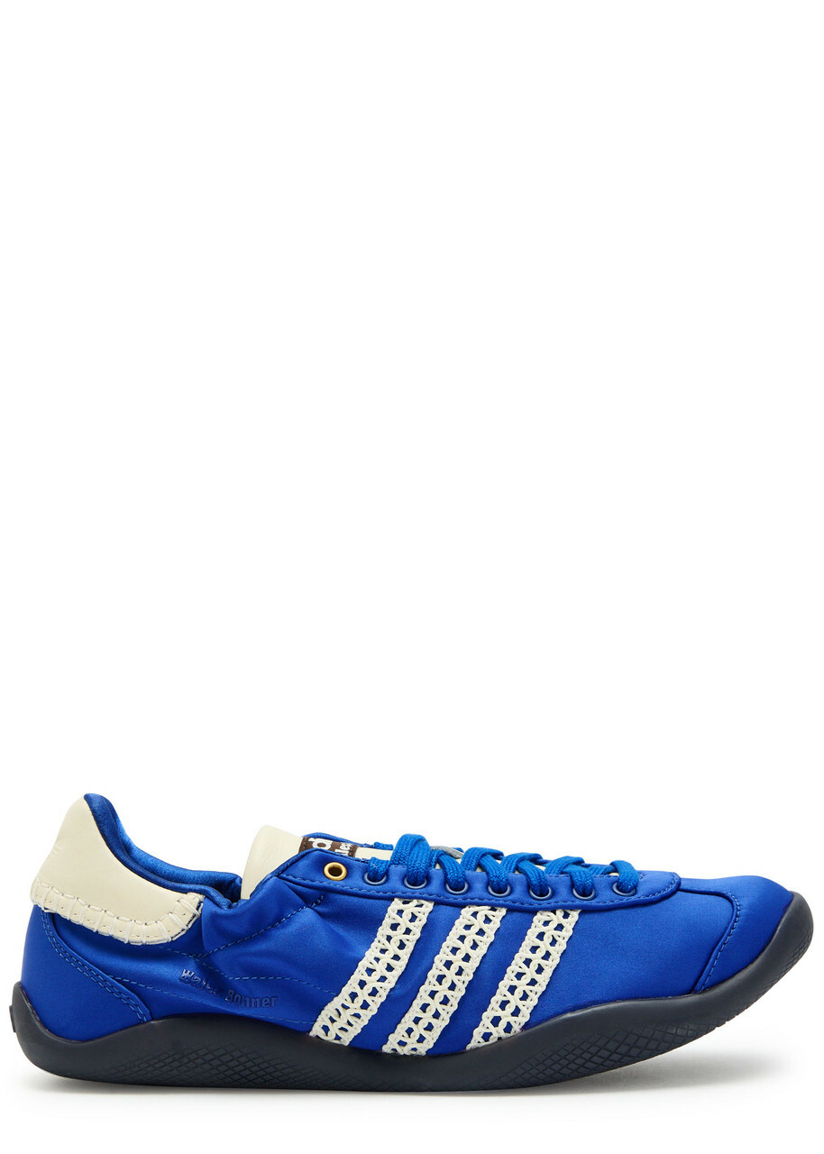 Adidas X Wales Bonner Karintha Satin Sneakers Blue