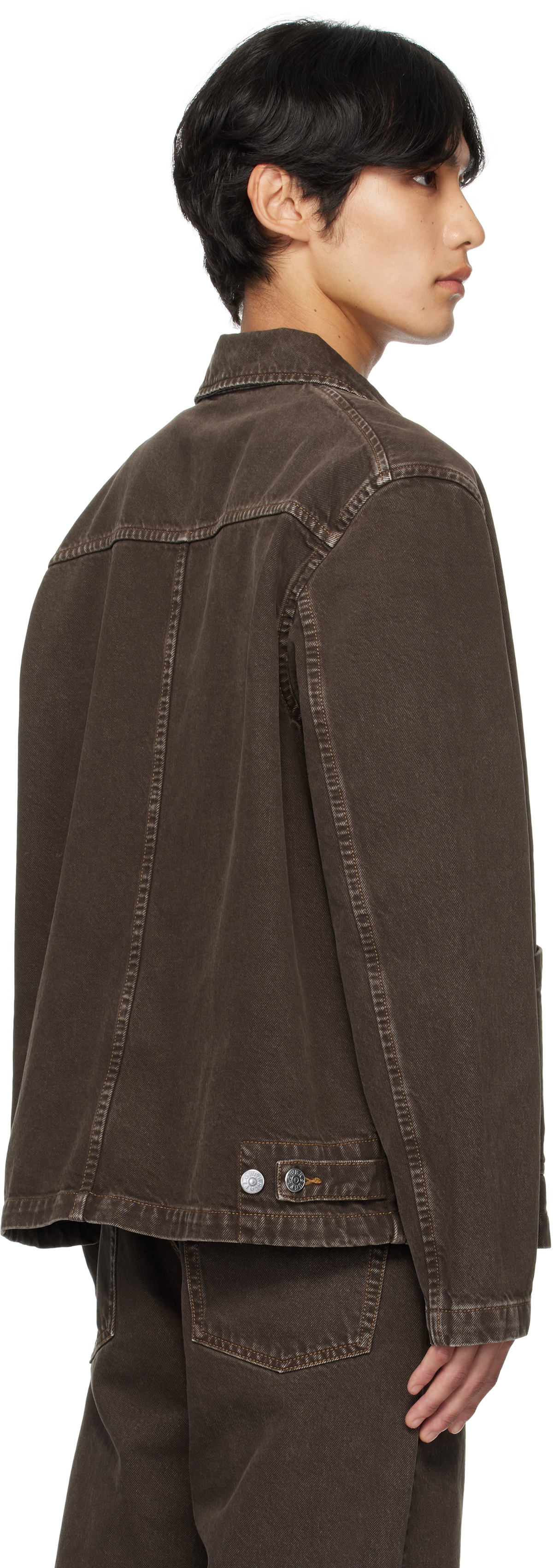 Sunflower Brown Worker Denim Jacket