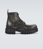Balenciaga - Strike leather boots