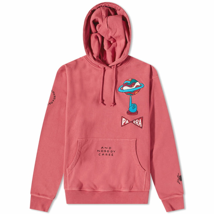Photo: By Parra Men's World Balance Hoody in Coral