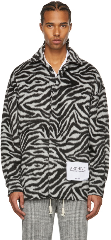 Photo: Palm Angels Black Zebra Overshirt