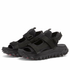 Moncler Women's Trailgrip Vela Sandals in Black