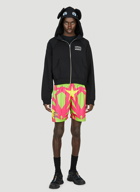 Liberal Youth Ministry - Graphic Print Football Shorts in Green