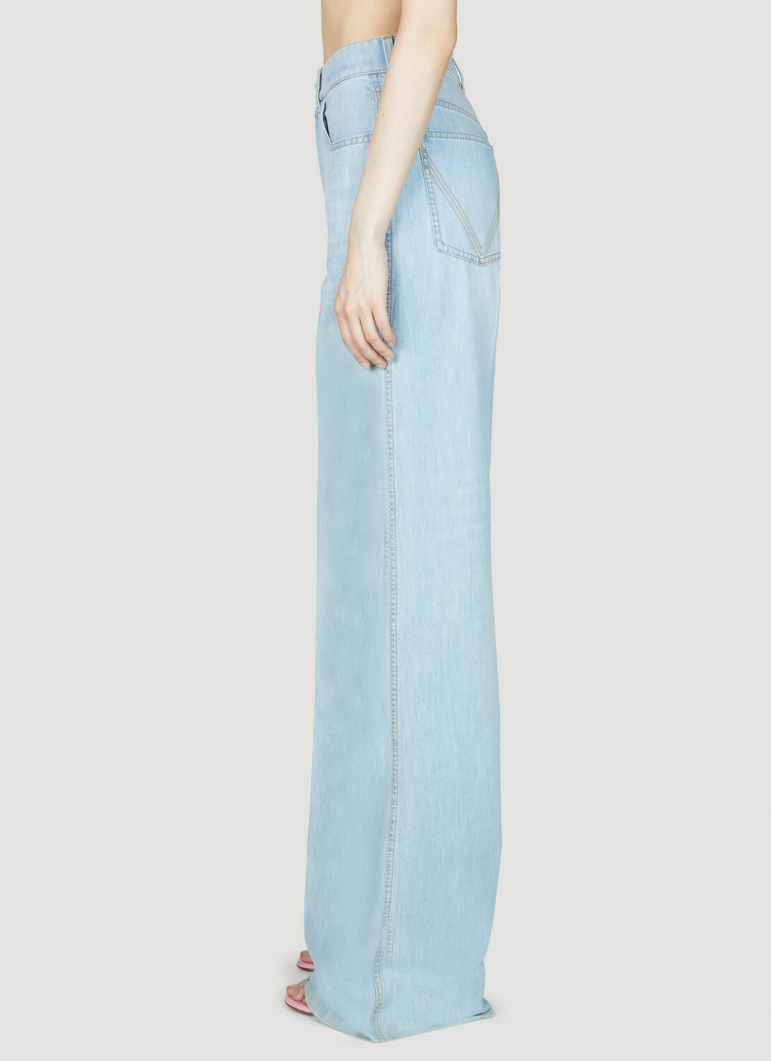 Bottega Veneta Wide Leg Jeans