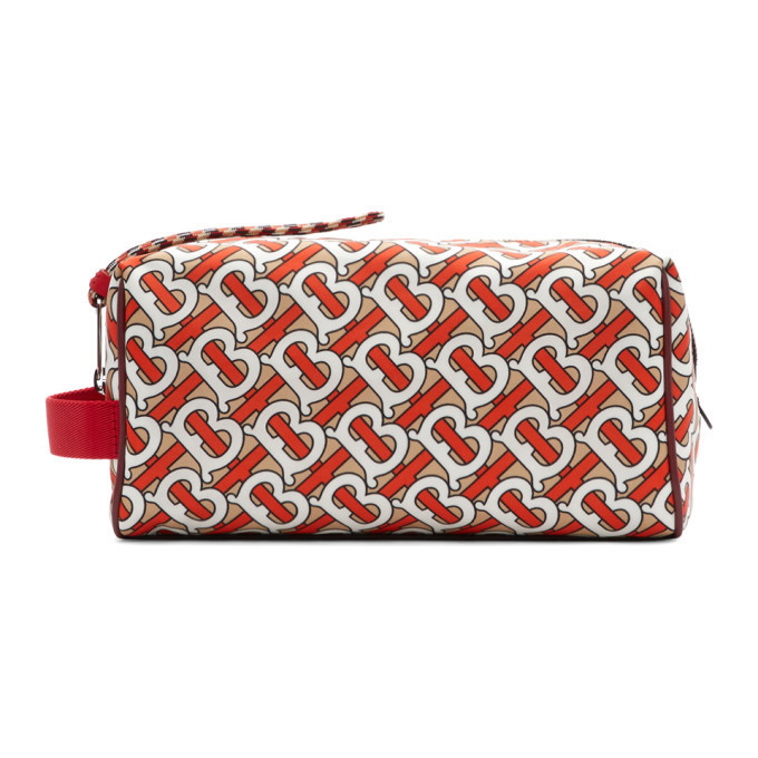 Photo: Burberry Red Monogram Pouch