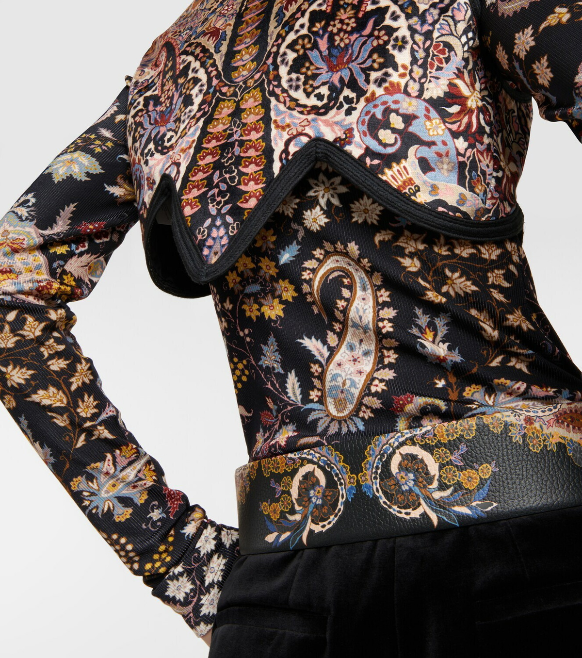 Etro - Paisley cropped vest Etro