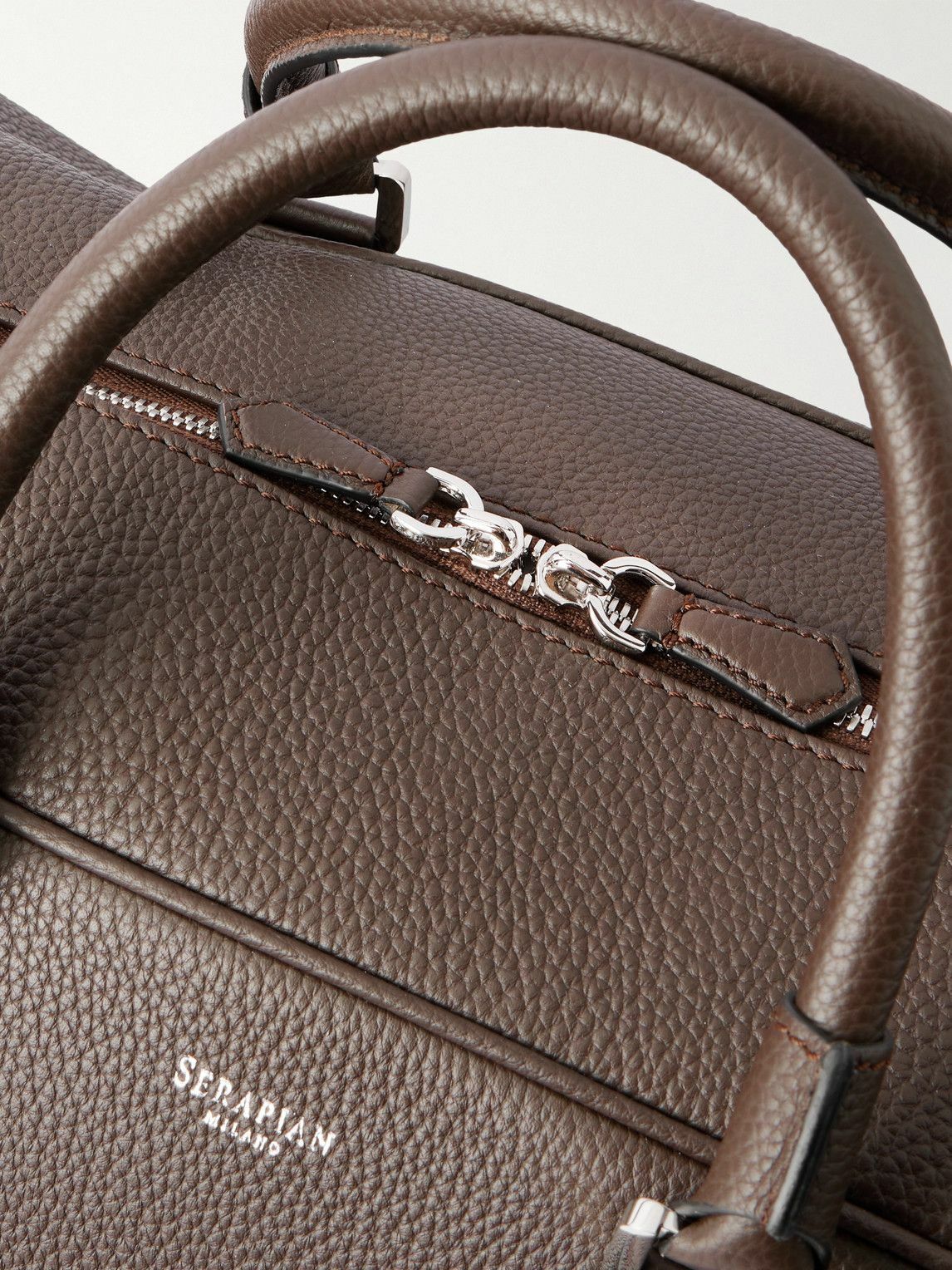 Serapian - Full-Grain Leather Holdall