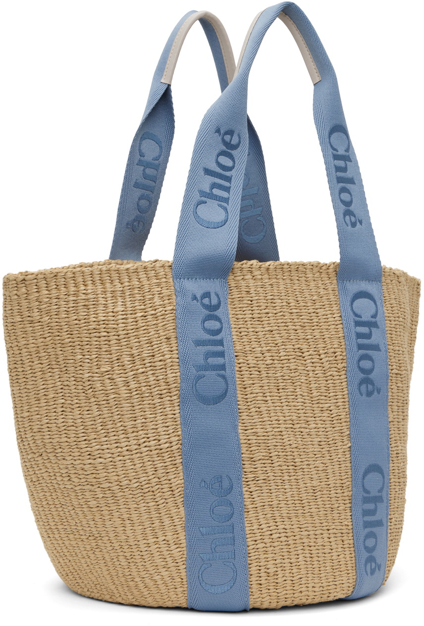 Chloé Beige Mifuko Edition Large Woody Tote