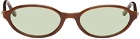 BONNIE CLYDE Brown Baby Sunglasses