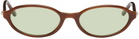 BONNIE CLYDE Brown Baby Sunglasses