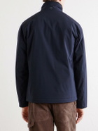 Herno - Faux Fur Trimmed Bomber Jacket - Blue