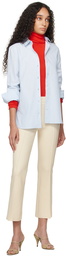 High Sport Off-White Kick Trousers