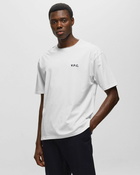 A.P.C. T Shirt Jeremy White - Mens - Shortsleeves