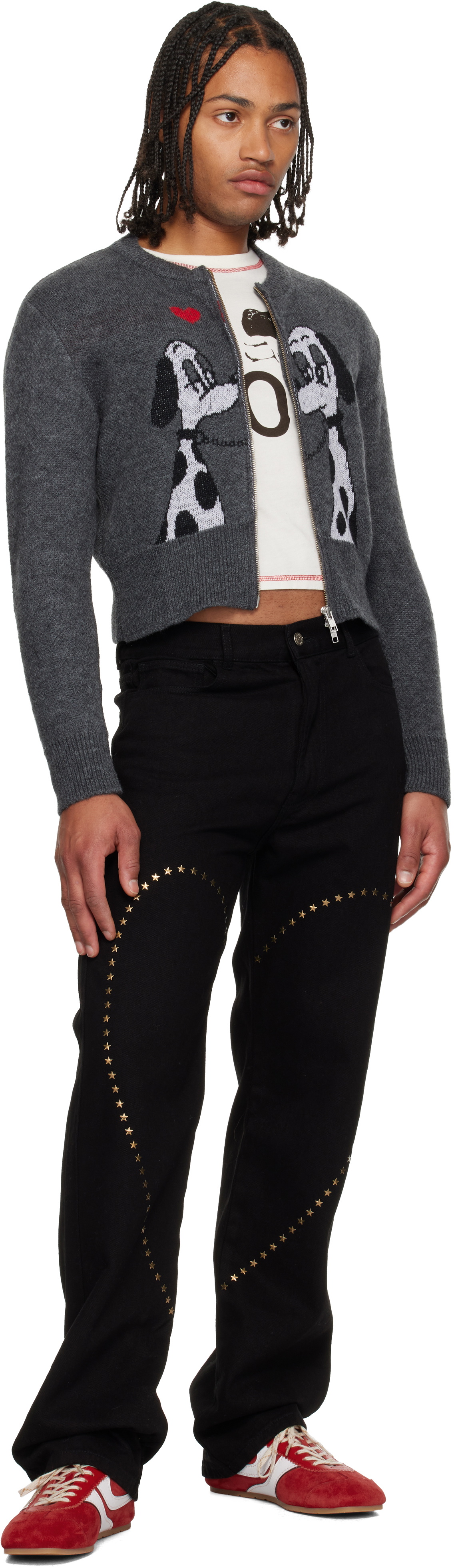 Carne Bollente Black Heart Break Jeans