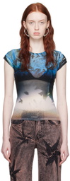 Masha Popova Blue Scorpion Headlight T-Shirt