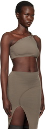 Rick Owens Gray Hollywood Hydra Bikini Top