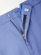 Paul Smith - Straight-Leg Cotton, Linen and Lyocell-Blend Trousers - Blue