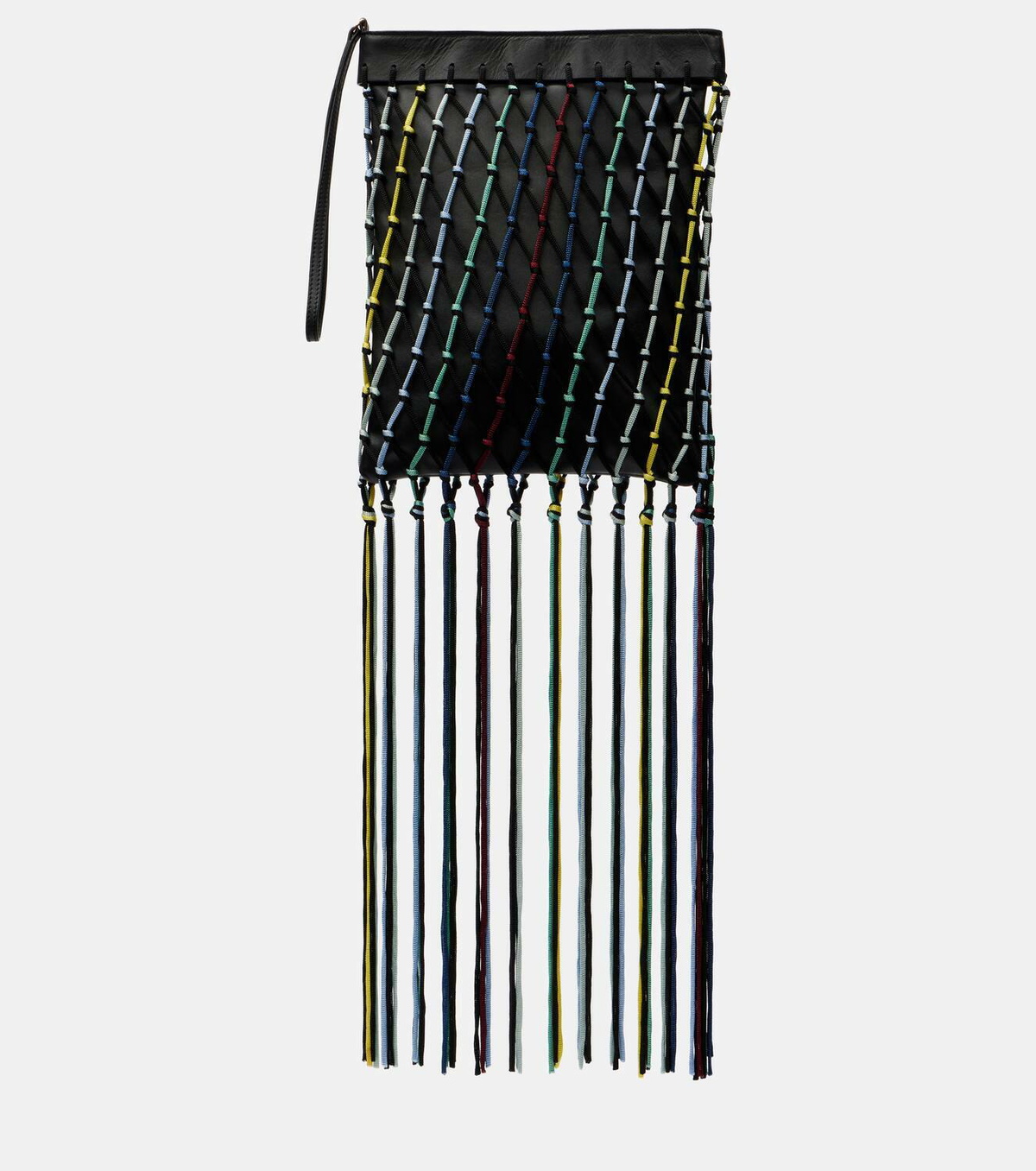 Gabriela Hearst Naila fringed leather pouch