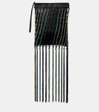 Gabriela Hearst Naila fringed leather pouch