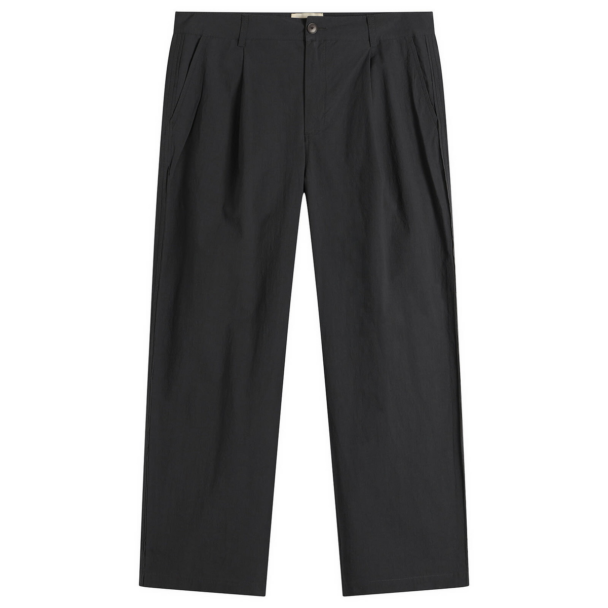 Folk Men's Wide Fit Trouser in Charcoal