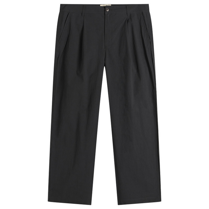 Photo: Folk Men's Wide Fit Trouser in Charcoal