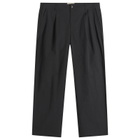 Folk Men's Wide Fit Trouser in Charcoal