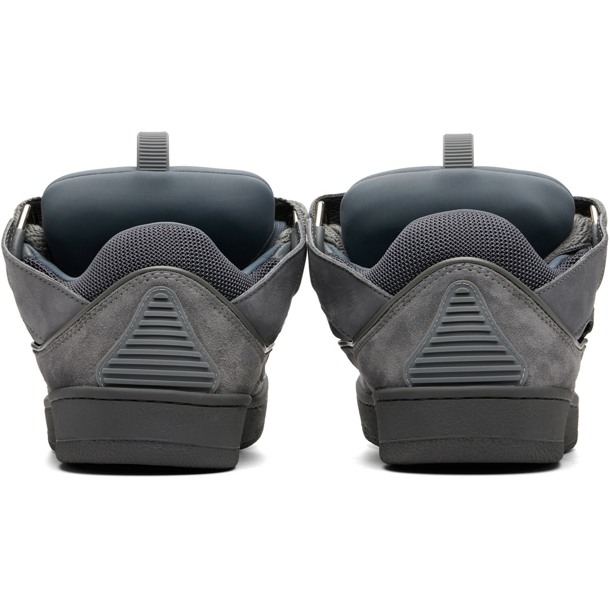 Lanvin Gray Monocolor Curb Sneakers