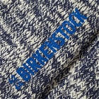 Birkenstock Cotton Slub Sock in Blue/White