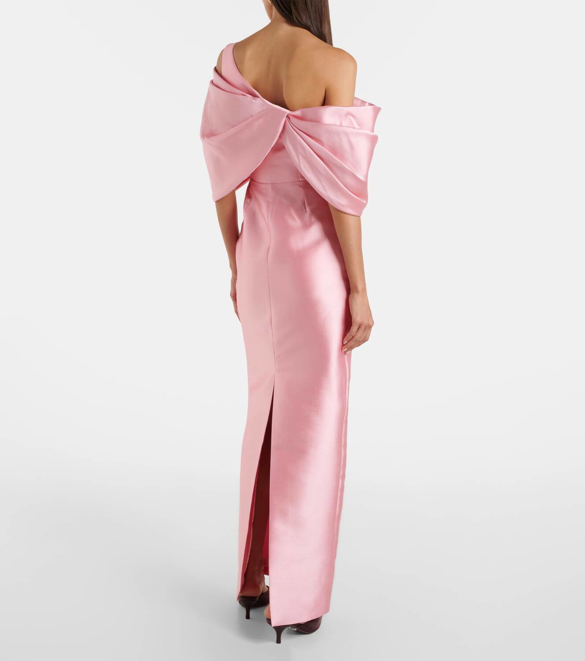 Solace London Davina satin cocktail dress