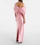 Solace London Davina satin cocktail dress