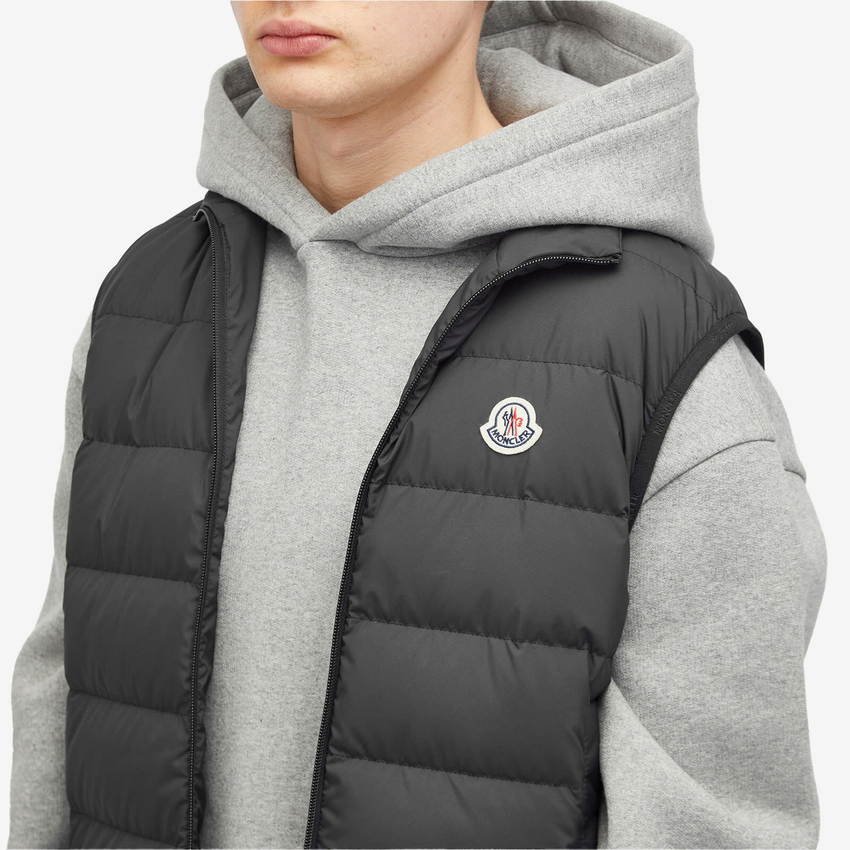 Moncler Men's Contrin Vest in Black Moncler