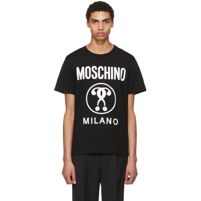 Photo: Moschino Black Logo T-Shirt 