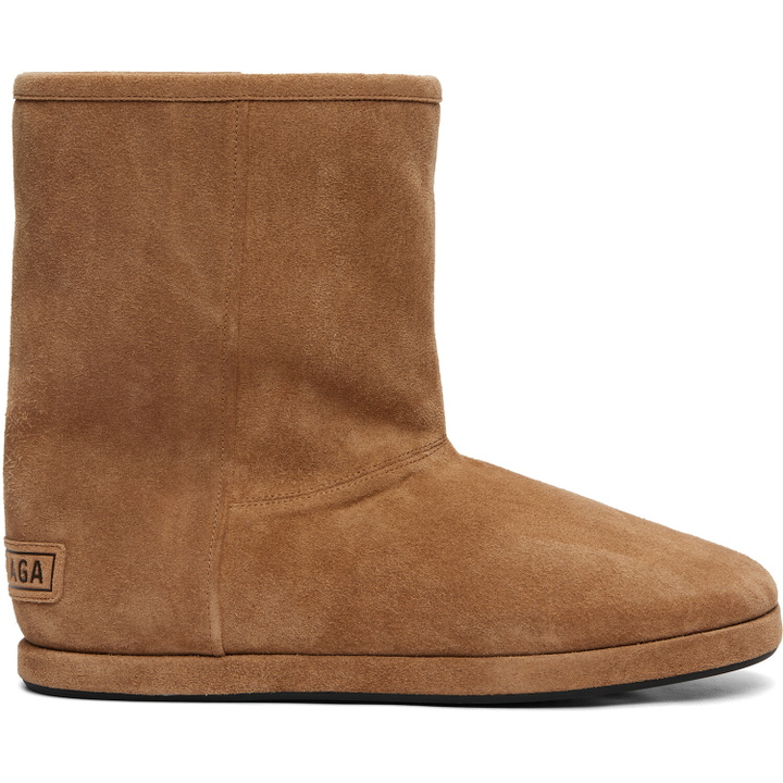 Photo: Balenciaga Brown Alaska Soft Boots