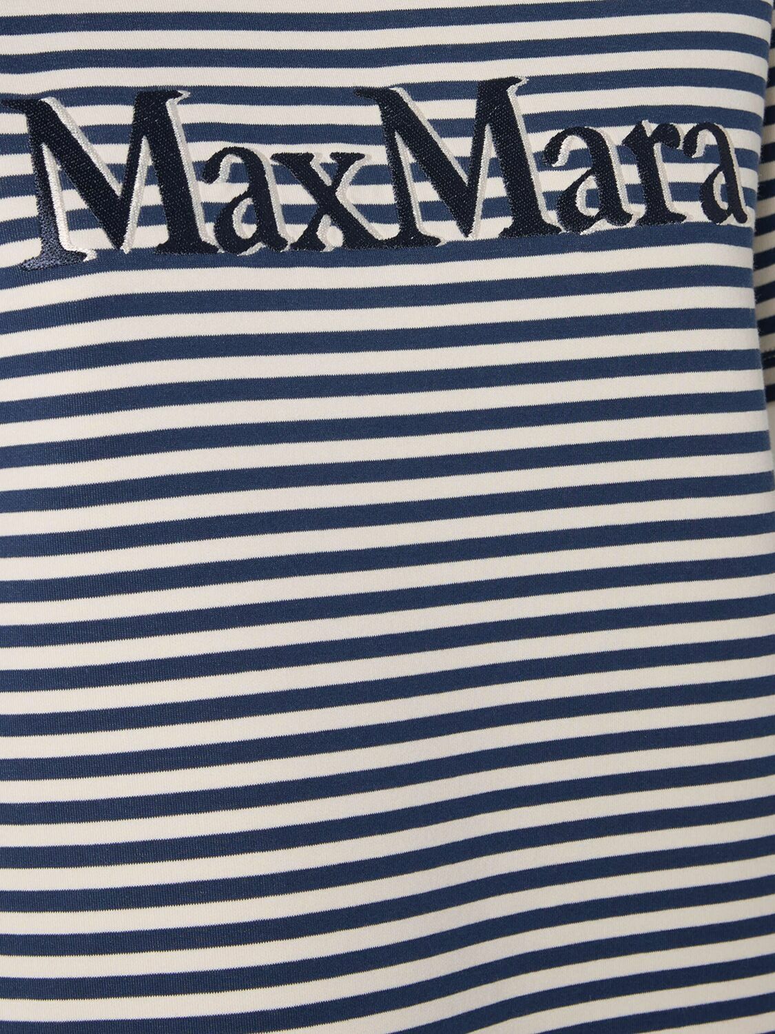 S MAX MARA Nancy Scuba Jersey T-shirt S Max Mara