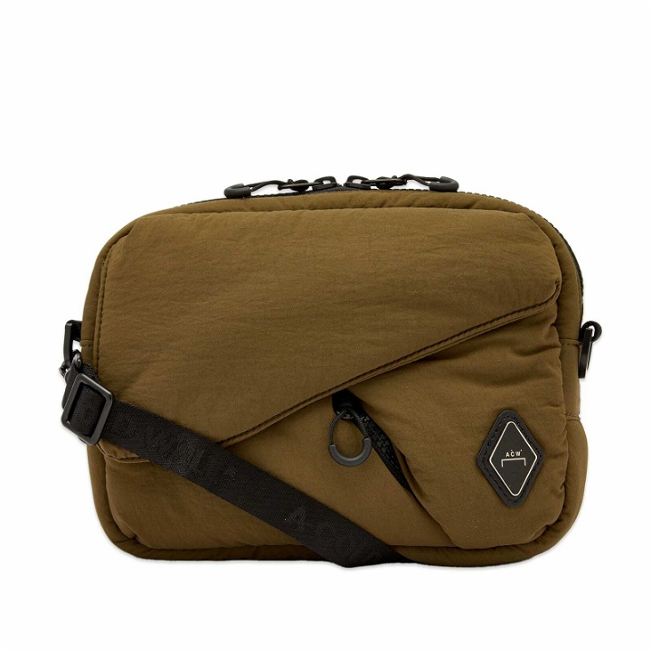 Photo: A-COLD-WALL* Men's Diamond Padded Envelope Bag in Dark Green