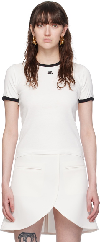 Photo: Courrèges White Signature T-Shirt