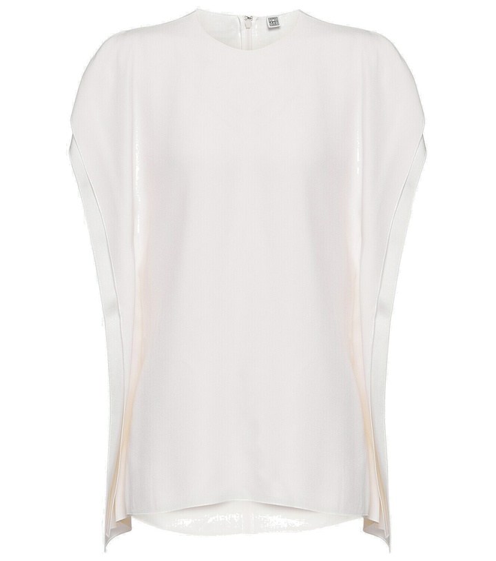 Photo: Toteme Draped satin top